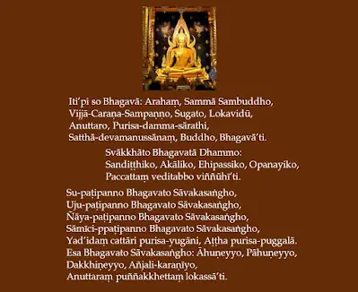 Niệm Ân Đức Tam Bảo (phật-pháp-tăng)