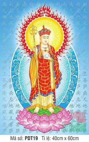 Vị Trí Treoảnh Phật Địa Tạngtrang Nghiêm Trong Gia Đình