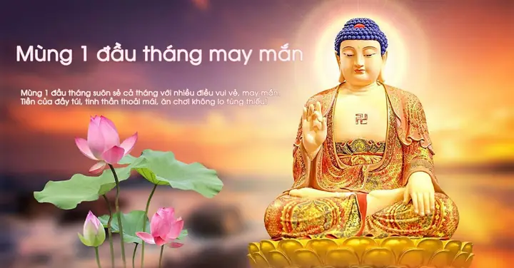 Top 100 Hình Ảnh Phật Kèm Lời Chúc Đầu Tháng Mùng 1 May Mắn