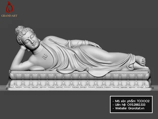 Ý Nghĩa Hình Ảnh Tượng Phật Thích Ca Nhập Niết Bàn