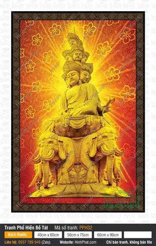 Ảnh Phật Phổ Hiền Bồ Tát Đẹp Là Gì?