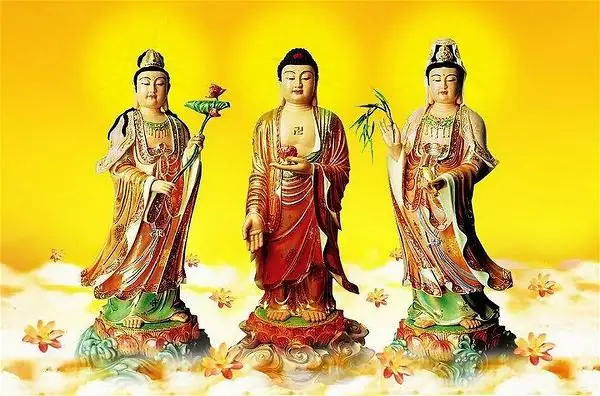 Tây Phương Tam Thánh - Hình Ảnh - Hoavouu.com