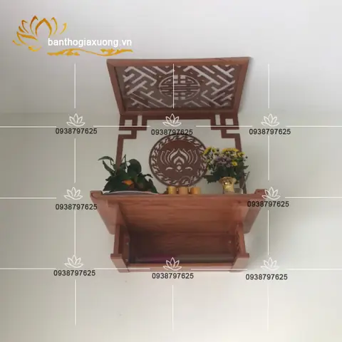 Hình Ảnh Bàn Thờ Quan Âm Treo Tường Lắp Tại Nhà Khách