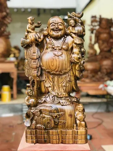 Ảnh Tượng Phật Di Lặc Đẹp Được Chế Tác Bằng Chất Liệu Gì?