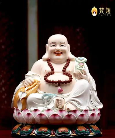 Ảnh Tượng Phật Di Lặc Đẹp Được Chế Tác Bằng Chất Liệu Gì?