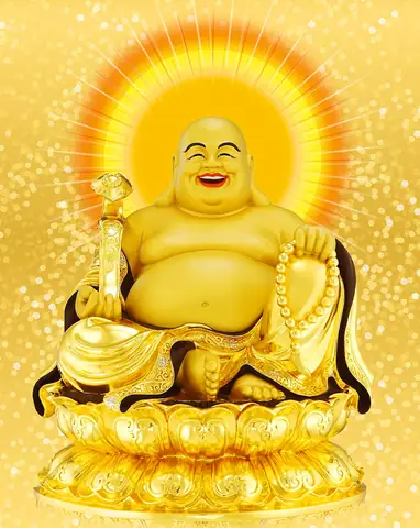 Ảnh Tượng Phật Di Lặc Đẹp Được Chế Tác Bằng Chất Liệu Gì?