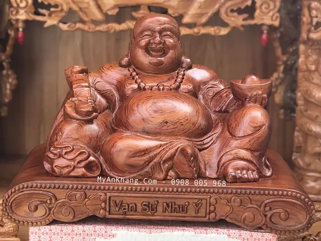 Ảnh Tượng Phật Di Lặc Đẹp Được Chế Tác Bằng Chất Liệu Gì?