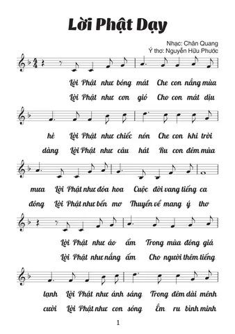 Bài Hát Lời Phật Dạy