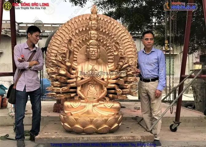 Tượng Phật A Di Đà Bằng Đồng