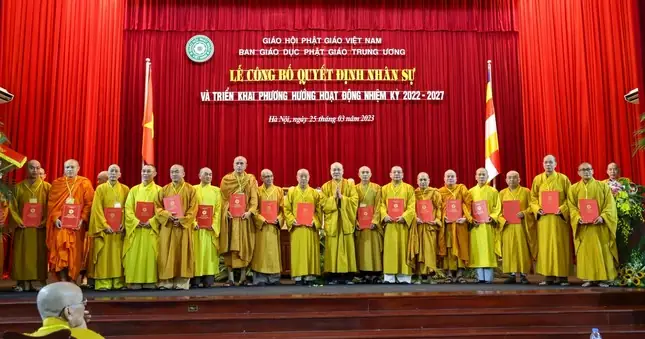 Hòa Thượng Thích Thanh Quyết Tiếp Tục Làm Trưởng Ban Giáo Dục Phật Giáo T.ư Nhiệm Kỳ Ix (2022-2027) Ảnh 19