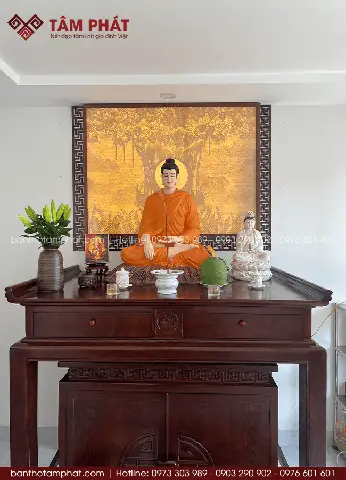 376+ Mẫu Bàn Thờ Phật Đẹp - Bàn Thờ Tâm Phát
