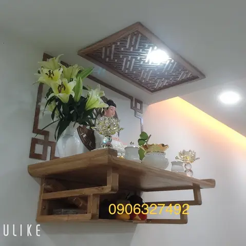 Bàn Thờ Phật A Di Đà Tại Gia Đẹp Lắp Đặt Nhanh Trong Ngày Chất Lượng Cao