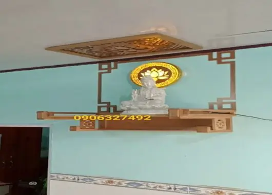 Bàn Thờ Phật Bà Quan Âm Treo Tường Chất Lượng Cao Giao Hàng Nhanh