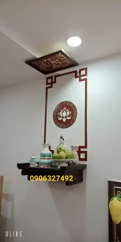 Bàn Thờ Phật Bà Quan Âm Treo Tường Chất Lượng Cao Giao Hàng Nhanh