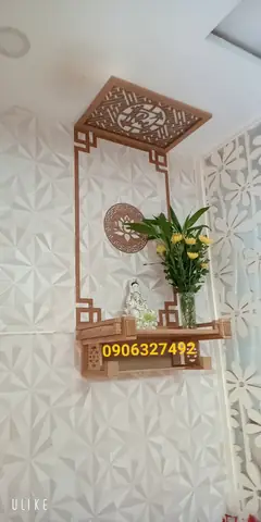 Bàn Thờ Phật Bà Quan Âm Treo Tường Chất Lượng Cao Giao Hàng Nhanh