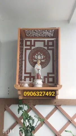Bàn Thờ Phật Bà Quan Âm Treo Tường Chất Lượng Cao Giao Hàng Nhanh