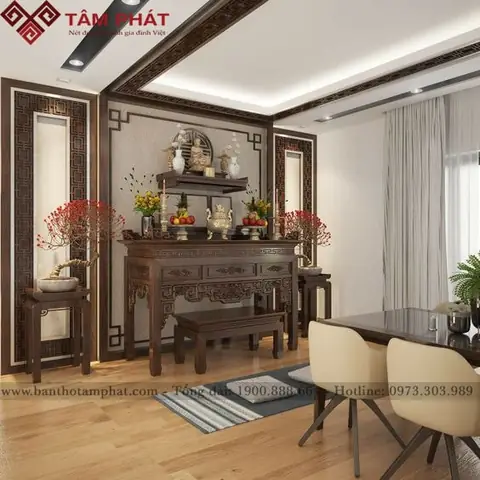Cách Bài Trí Bàn Thờ Phật Chung Với Gia Tiên Chuẩn Nhất 2025 - Bàn ...