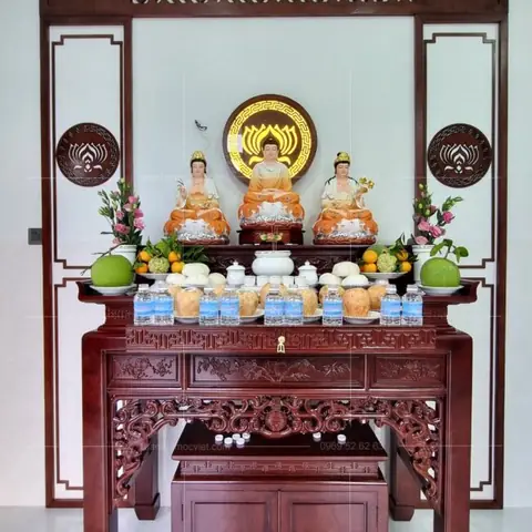 [+68] Mẫu Bàn Thờ Phật Đẹp Giá Rẻ, Phong Thủy Năm 2026