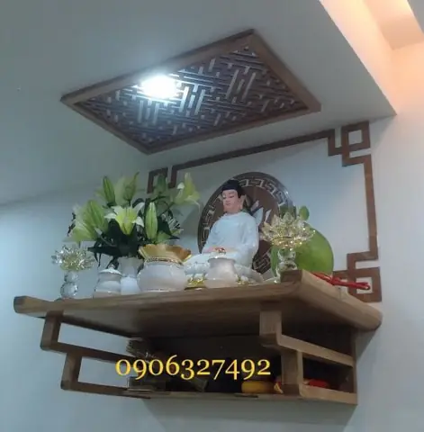 Trang Trí Bàn Thờ Phật Với Các Chi Tiết Trang Nghiêm Thanh Tịnh