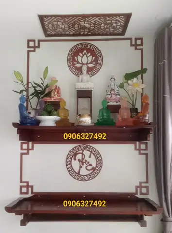 Trang Trí Bàn Thờ Phật Với Các Chi Tiết Trang Nghiêm Thanh Tịnh