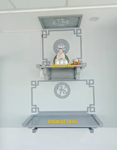 Trang Trí Bàn Thờ Phật Với Các Chi Tiết Trang Nghiêm Thanh Tịnh