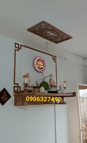 Trang Trí Bàn Thờ Phật Với Các Chi Tiết Trang Nghiêm Thanh Tịnh