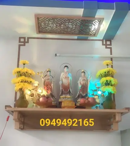Trang Trí Bàn Thờ Phật Với Các Chi Tiết Trang Nghiêm Thanh Tịnh