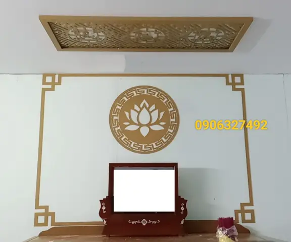 Trang Trí Bàn Thờ Phật Với Các Chi Tiết Trang Nghiêm Thanh Tịnh