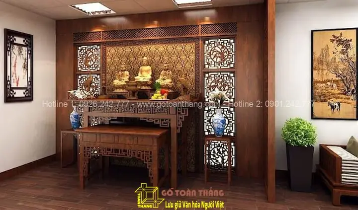 – Vị Trí Đặt Bàn Thờ Tam Thế Phật Trong Nhà