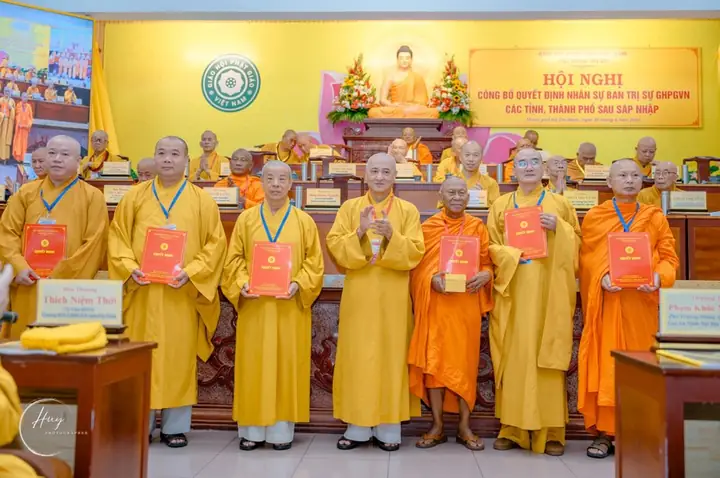 Giáo Hội Công Bố Nhân Sự Ban Trị Sự Phật Giáo Các Tỉnh Thành Phía Nam Sau Sáp Nhập