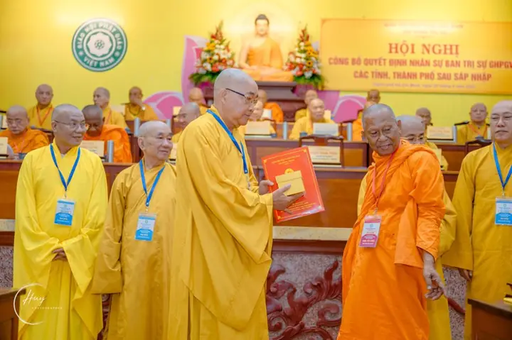 Giáo Hội Công Bố Nhân Sự Ban Trị Sự Phật Giáo Các Tỉnh Thành Phía Nam Sau Sáp Nhập