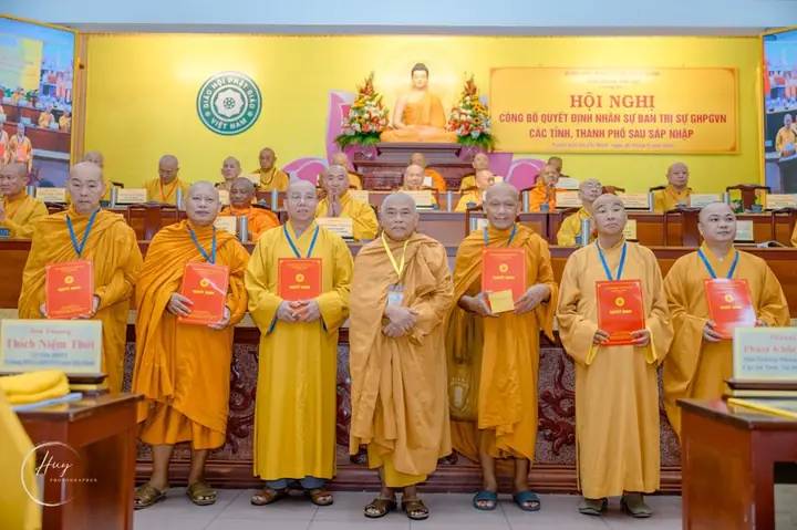 Giáo Hội Công Bố Nhân Sự Ban Trị Sự Phật Giáo Các Tỉnh Thành Phía Nam Sau Sáp Nhập
