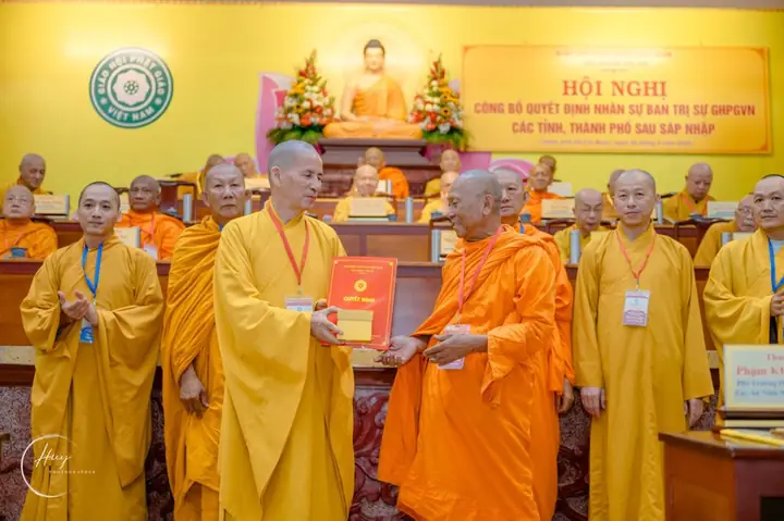 Giáo Hội Công Bố Nhân Sự Ban Trị Sự Phật Giáo Các Tỉnh Thành Phía Nam Sau Sáp Nhập