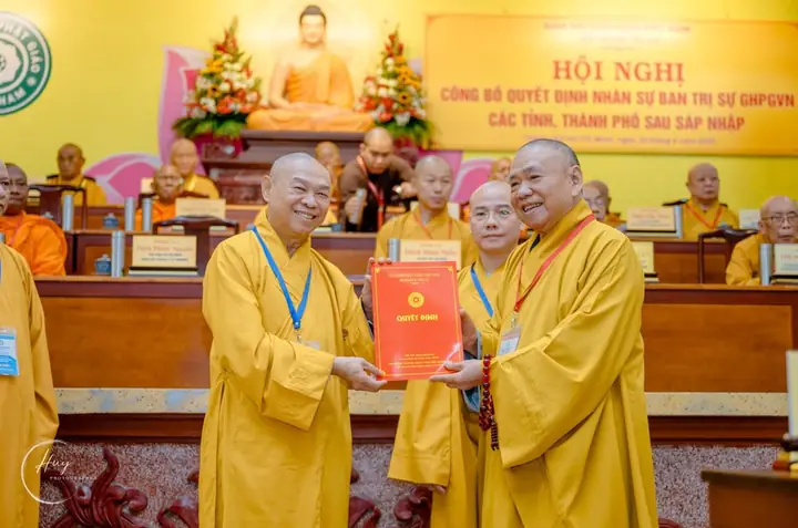 Giáo Hội Công Bố Nhân Sự Ban Trị Sự Phật Giáo Các Tỉnh Thành Phía Nam Sau Sáp Nhập
