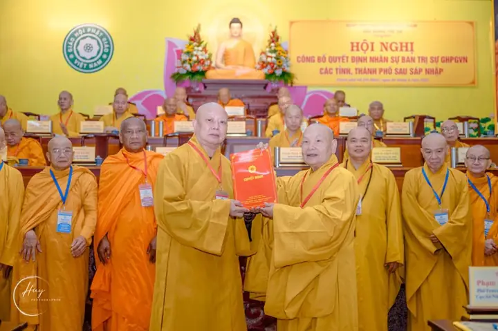 Giáo Hội Công Bố Nhân Sự Ban Trị Sự Phật Giáo Các Tỉnh Thành Phía Nam Sau Sáp Nhập