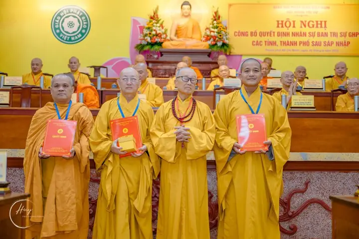 Giáo Hội Công Bố Nhân Sự Ban Trị Sự Phật Giáo Các Tỉnh Thành Phía Nam Sau Sáp Nhập