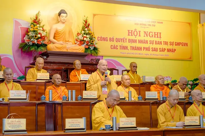 Giáo Hội Công Bố Nhân Sự Ban Trị Sự Phật Giáo Các Tỉnh Thành Phía Nam Sau Sáp Nhập