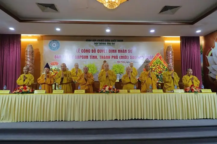 Hà Nội: Lễ Công Bố Quyết Định Nhân Sự Ban Trị Sự Ghpgvn Các Tỉnh, Thành Phố Khu Vực Phía Bắc