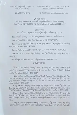 Ban Trị Sự Phật Giáo Thành Phố Hồ Chí Minh