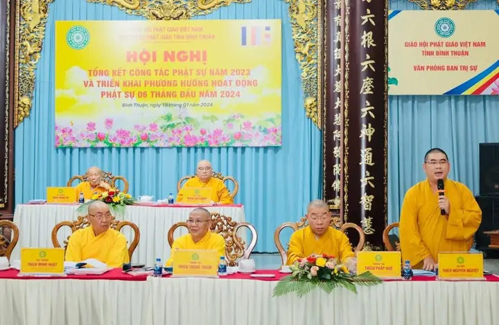 Bình Thuận: Ban Trị Sự Phật Giáo Tỉnh Tổ Chức Hội Nghị Tổng Kết Công Tác Phật Sự Năm 2023