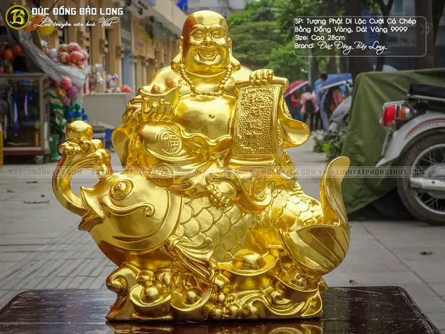 So Sánh Tượng Phật Di Lặc Bằng Đồng Chất Lượng Và Kém Chất Lượng