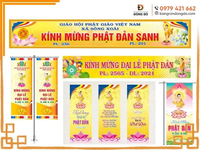 Lưu Ý Khi Thiết Kế Băng Rôn Mừng Lễ Phật Đản