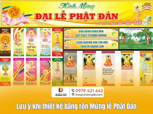 Lưu Ý Khi Thiết Kế Băng Rôn Mừng Lễ Phật Đản
