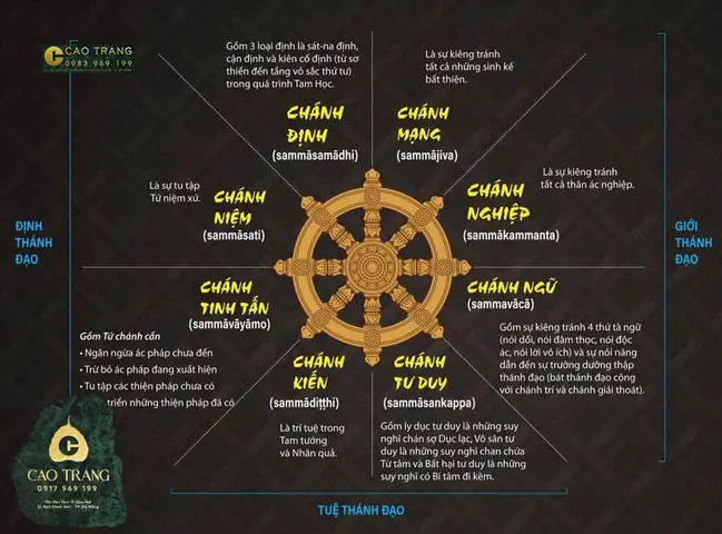 Bát Chính Đạo Trong Phật Giáo: Con Đường Tối Ưu Giải Thoát Khổ Đau