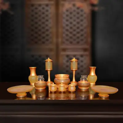 Bộ Đồ Thờ Lưu Ly Cao Cấp 04