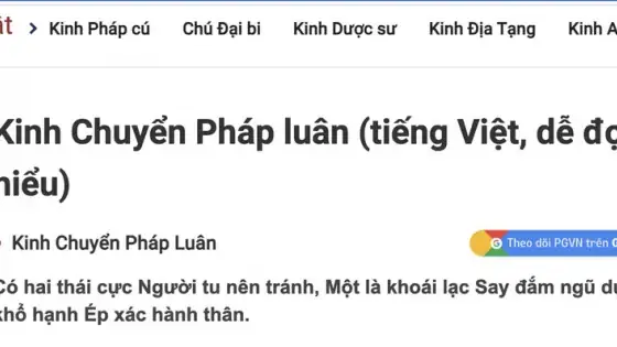 Kinh Chuyển Pháp Luân Là Bài Kinh Quan Trọng Nhất Phật Giáo Cả ...