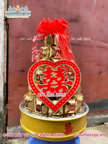 Tráp Mứt Hạt Sen Hàng Điếu – Hạnh Phúc Viên Mãn