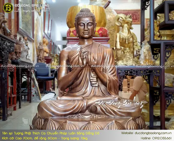 Tượng Phật Thích Ca Màu Giả Cổ Được Chế Tác Như Thế Nào?