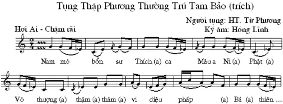 Các Bài Tán Trong Nghi Lễ Phật Giáo Huế