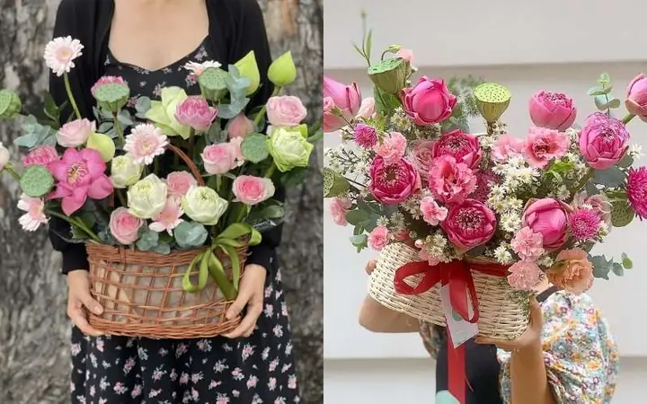Cách Cắm Lẳng Hoa Sen Tặng Người Quan Trọng